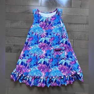 SweetHoney Tropical Leaf Print Dress